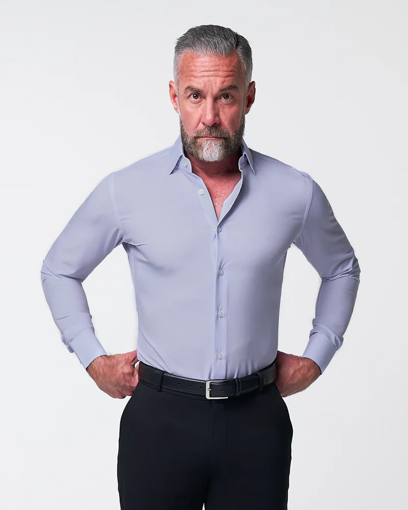 ''The Melrose" Light Purple Weave - Classic Fit