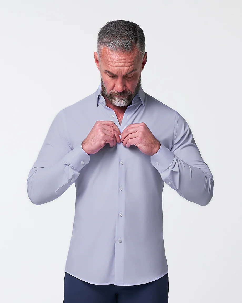''The Melrose" Light Purple Weave - Classic Fit - Image 10