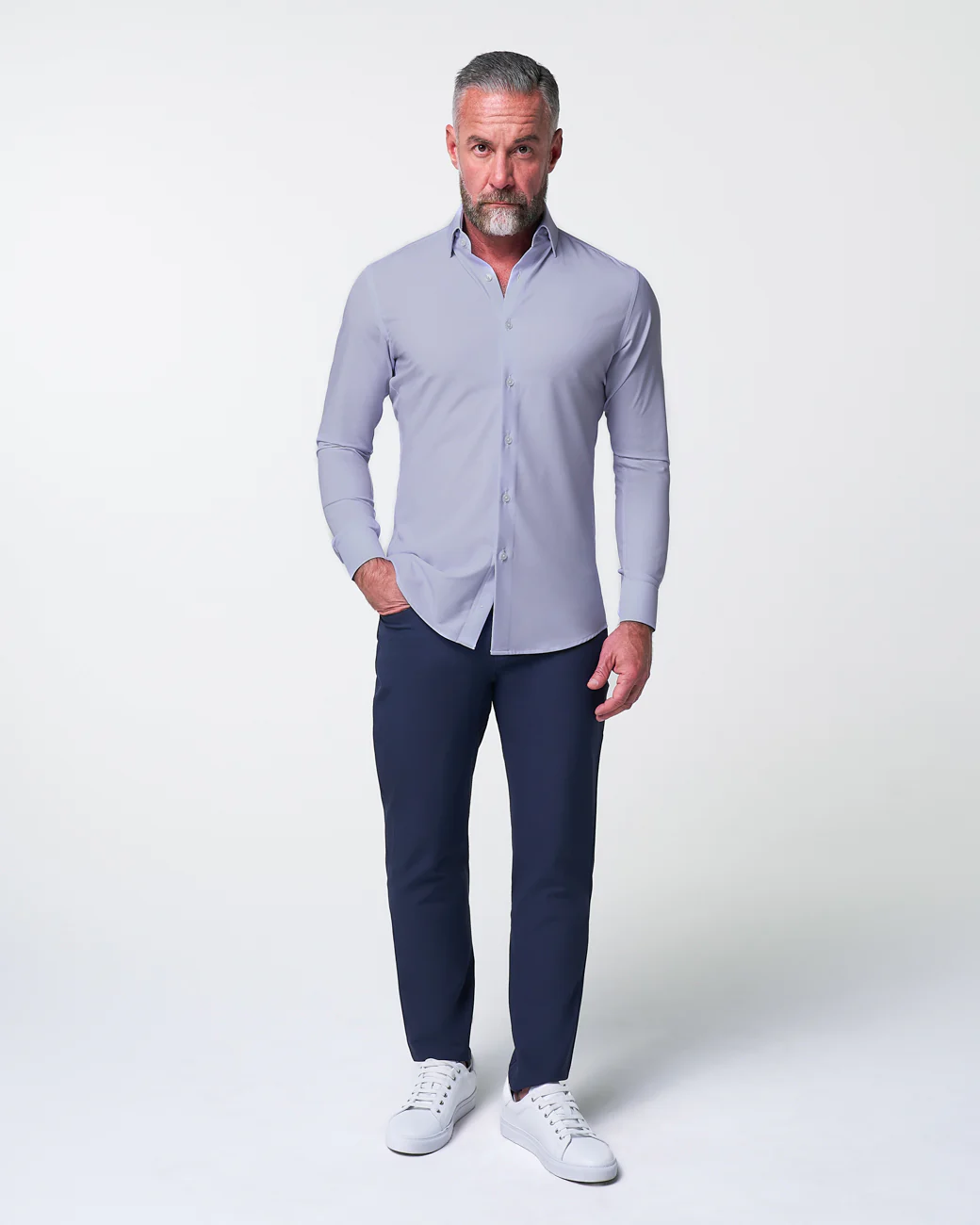''The Melrose" Light Purple Weave - Classic Fit - Image 7