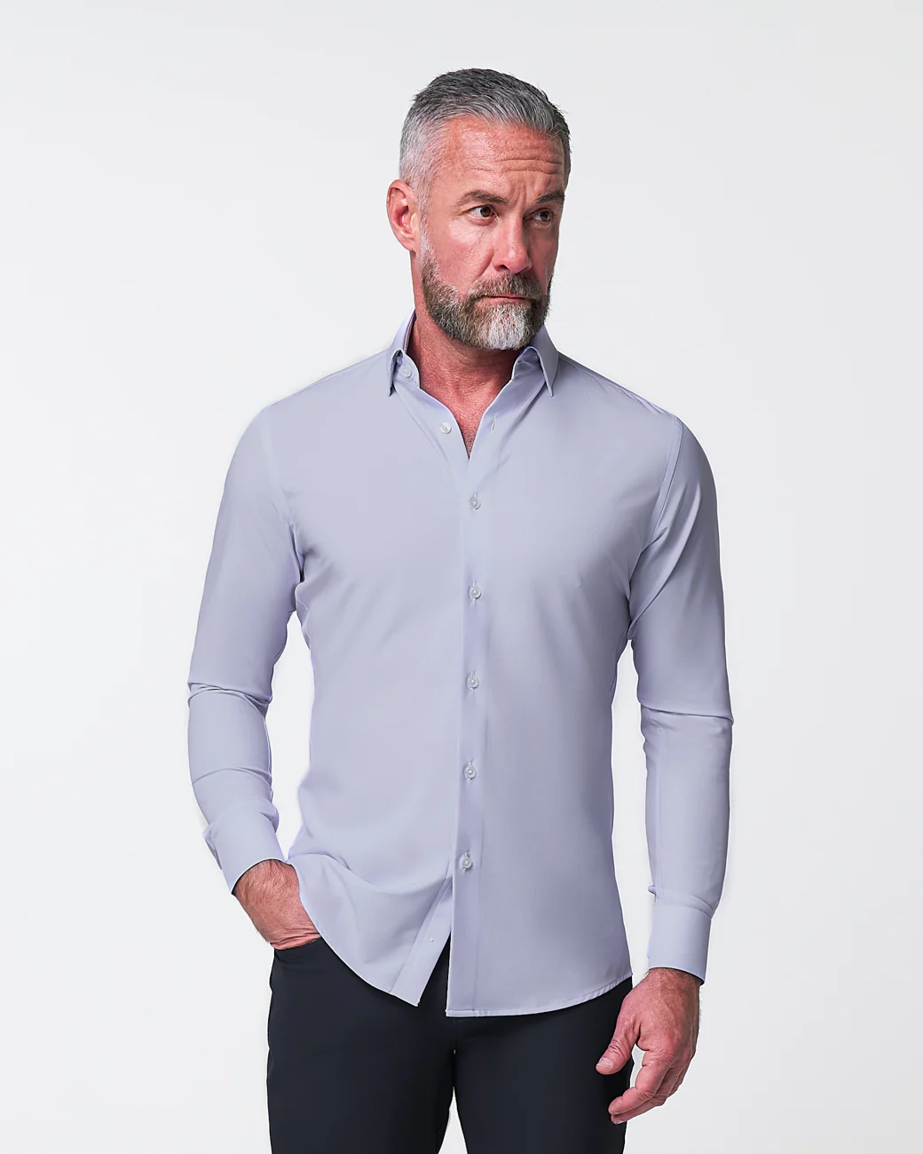 ''The Melrose" Light Purple Weave - Classic Fit - Image 8