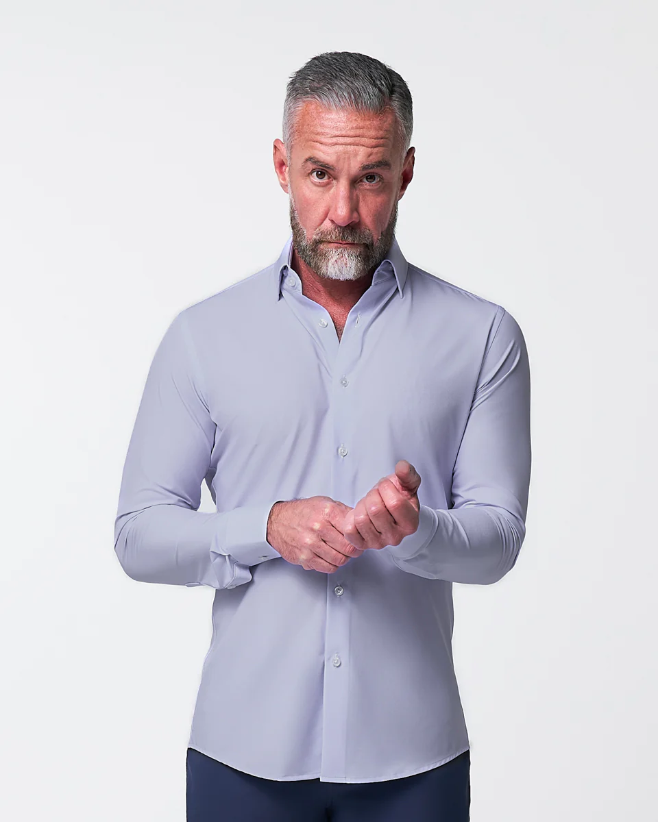 ''The Melrose" Light Purple Weave - Classic Fit - Image 9