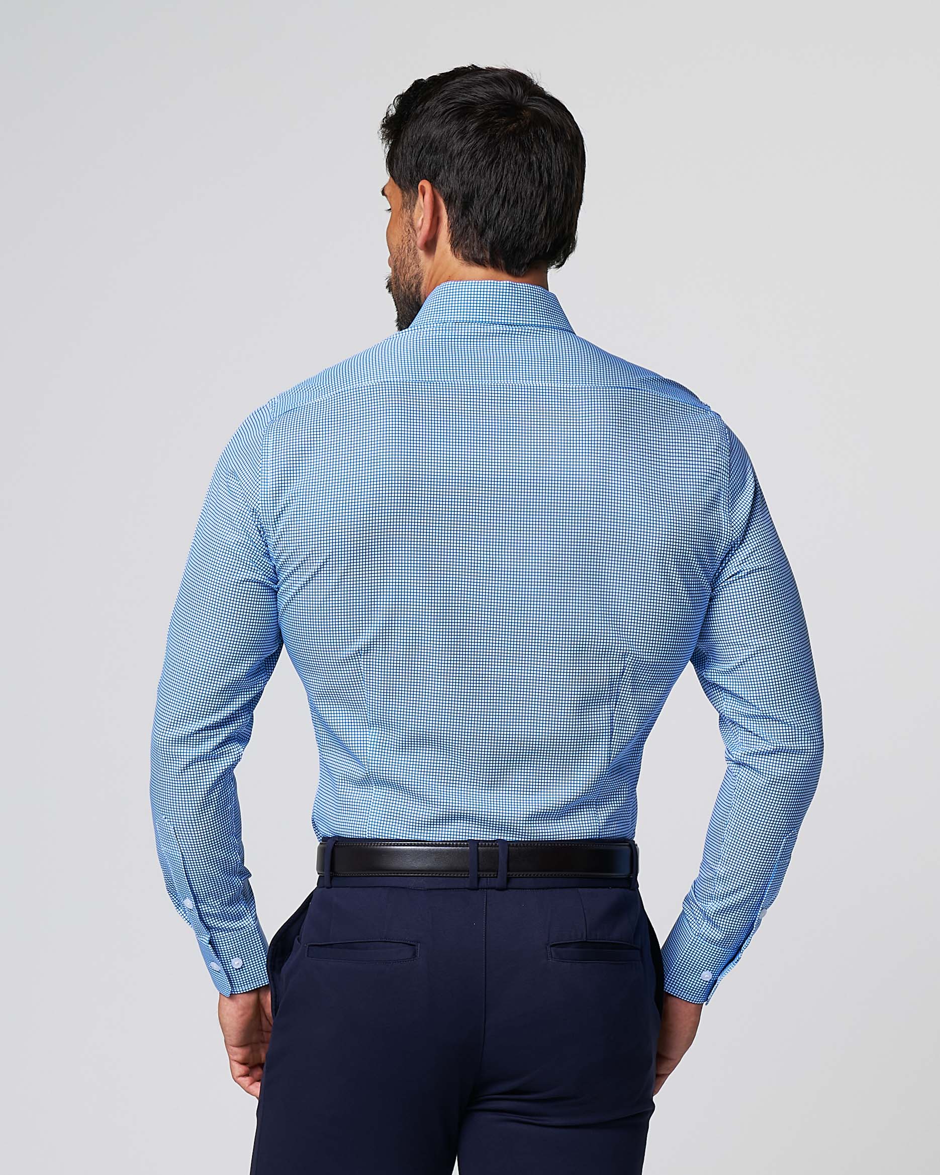 "The Meram" Blue Windowpane - Image 4