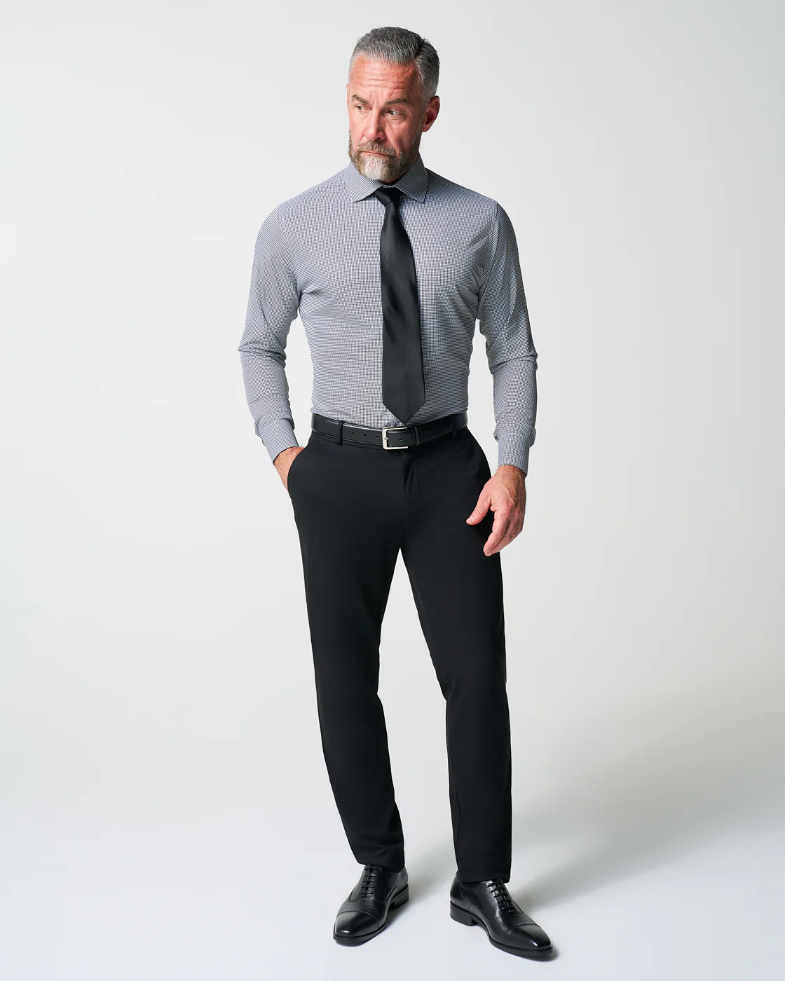 "The Newbury" Black Windowpane - Image 3