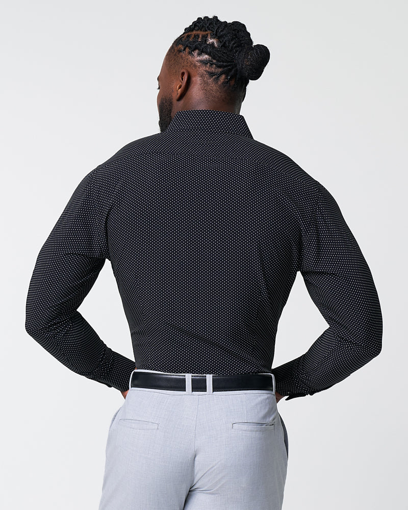 "The Reader" Black with White Dots - Image 4