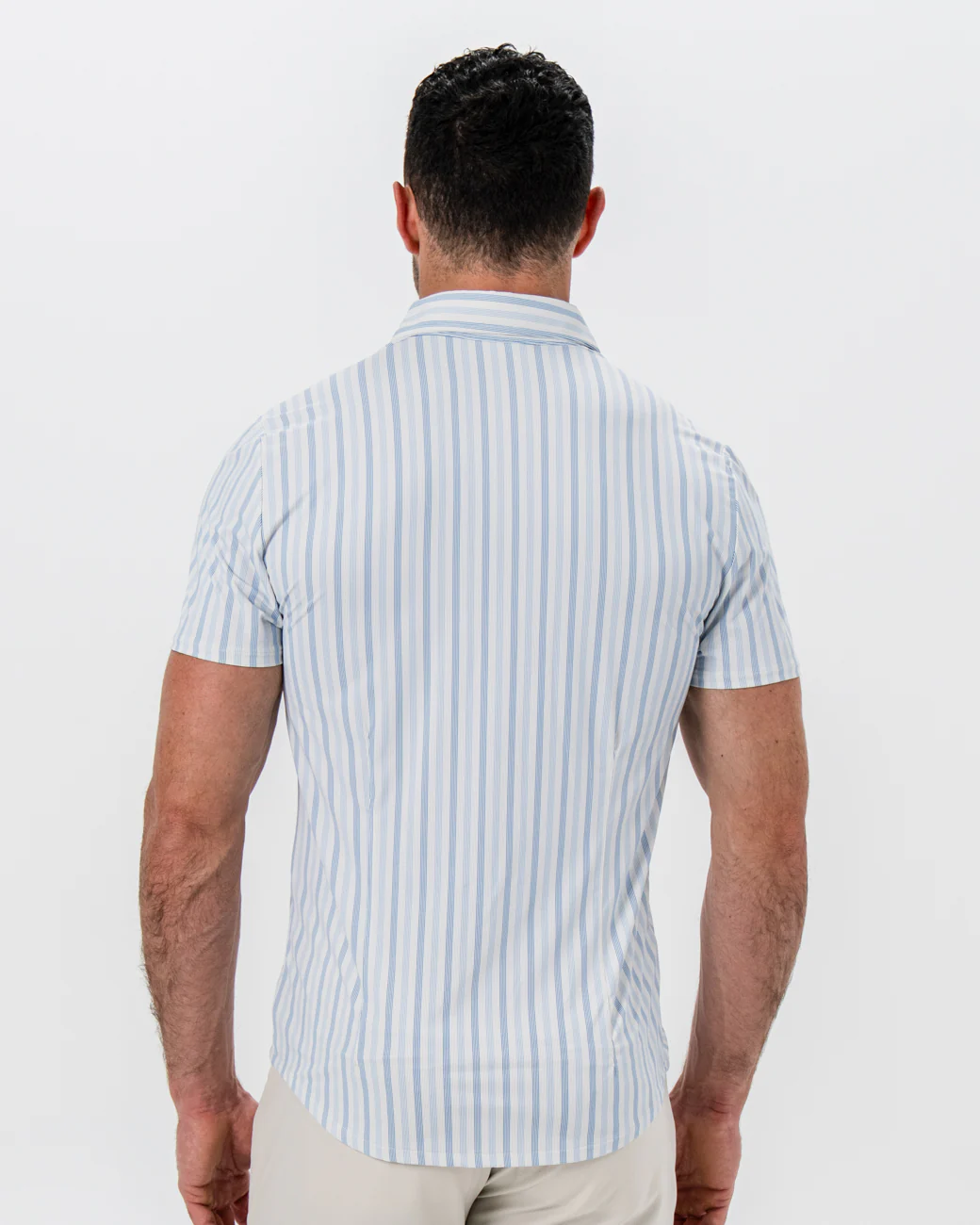 "The Riptide" Light Blue Coastal Stripe - Image 3