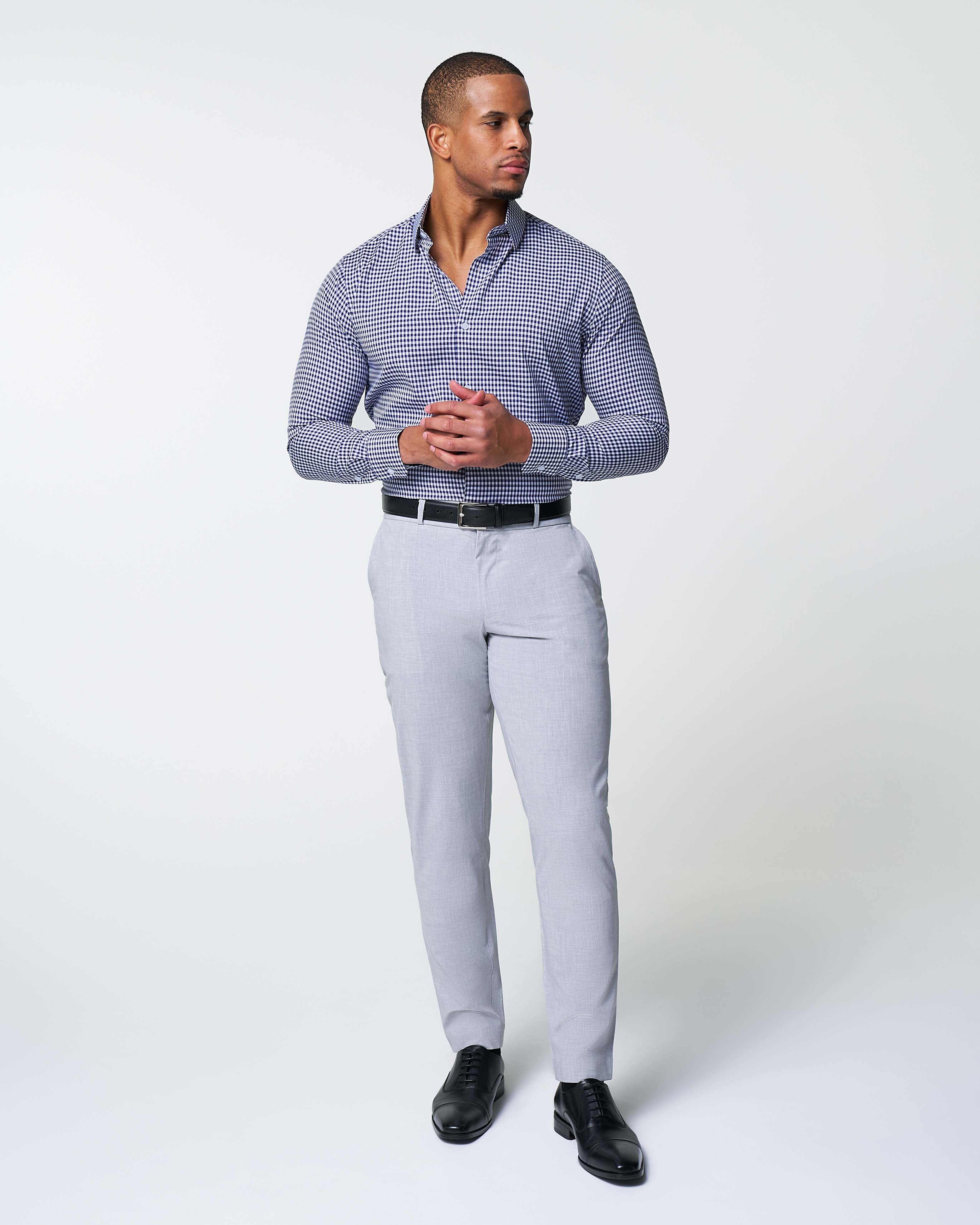"The Rooney" Navy Gingham - Image 3