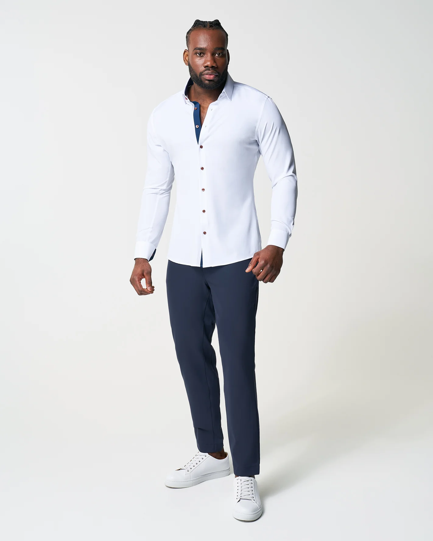 "The Springer" Limited Edition: White with Navy Accents - Image 6
