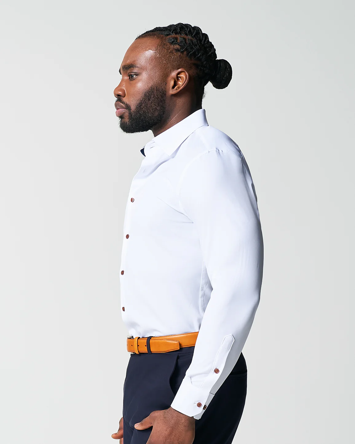 "The Springer" Limited Edition: White with Navy Accents - Classic Fit - Image 15