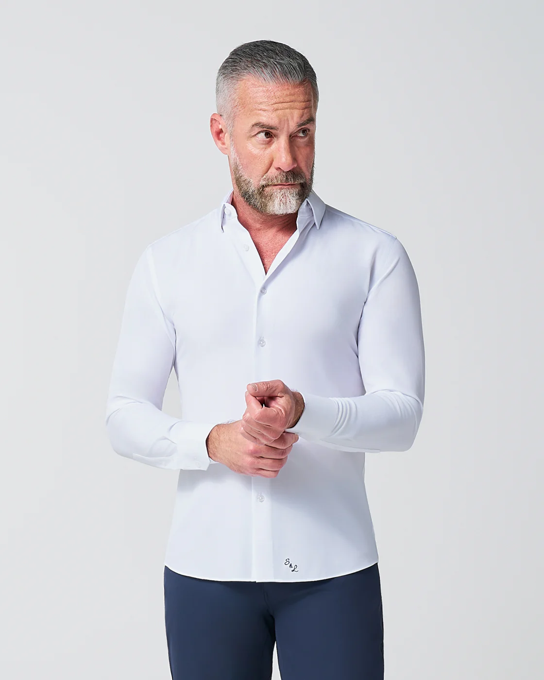 "The Springer" Solid White - Classic Fit - Image 6