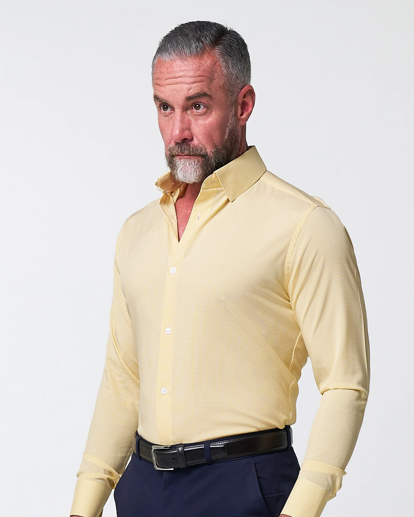 "The Stanley" Yellow Microcheck - Image 4