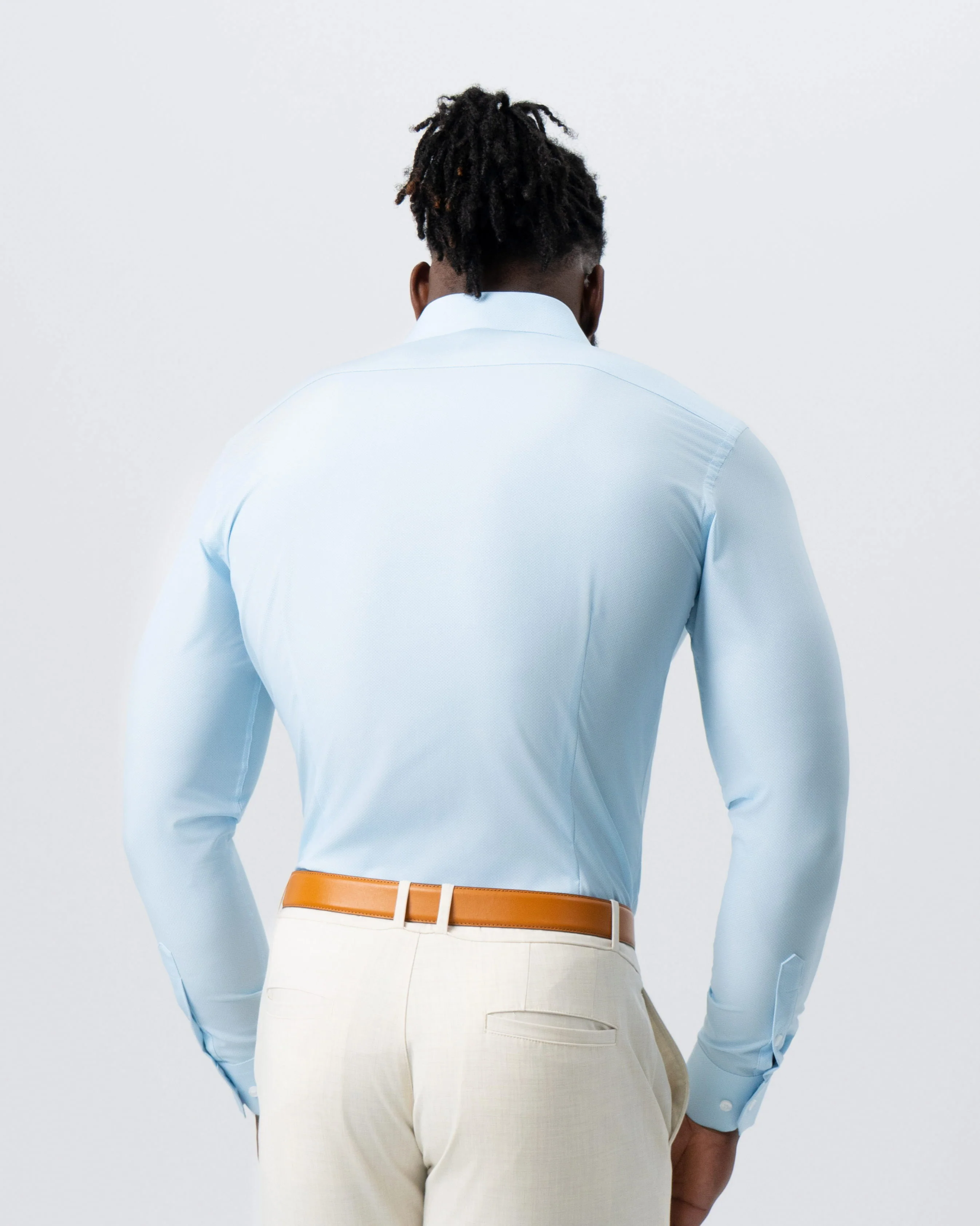 "The Stone" Light Blue Micro Diamond Geo Print - Image 4