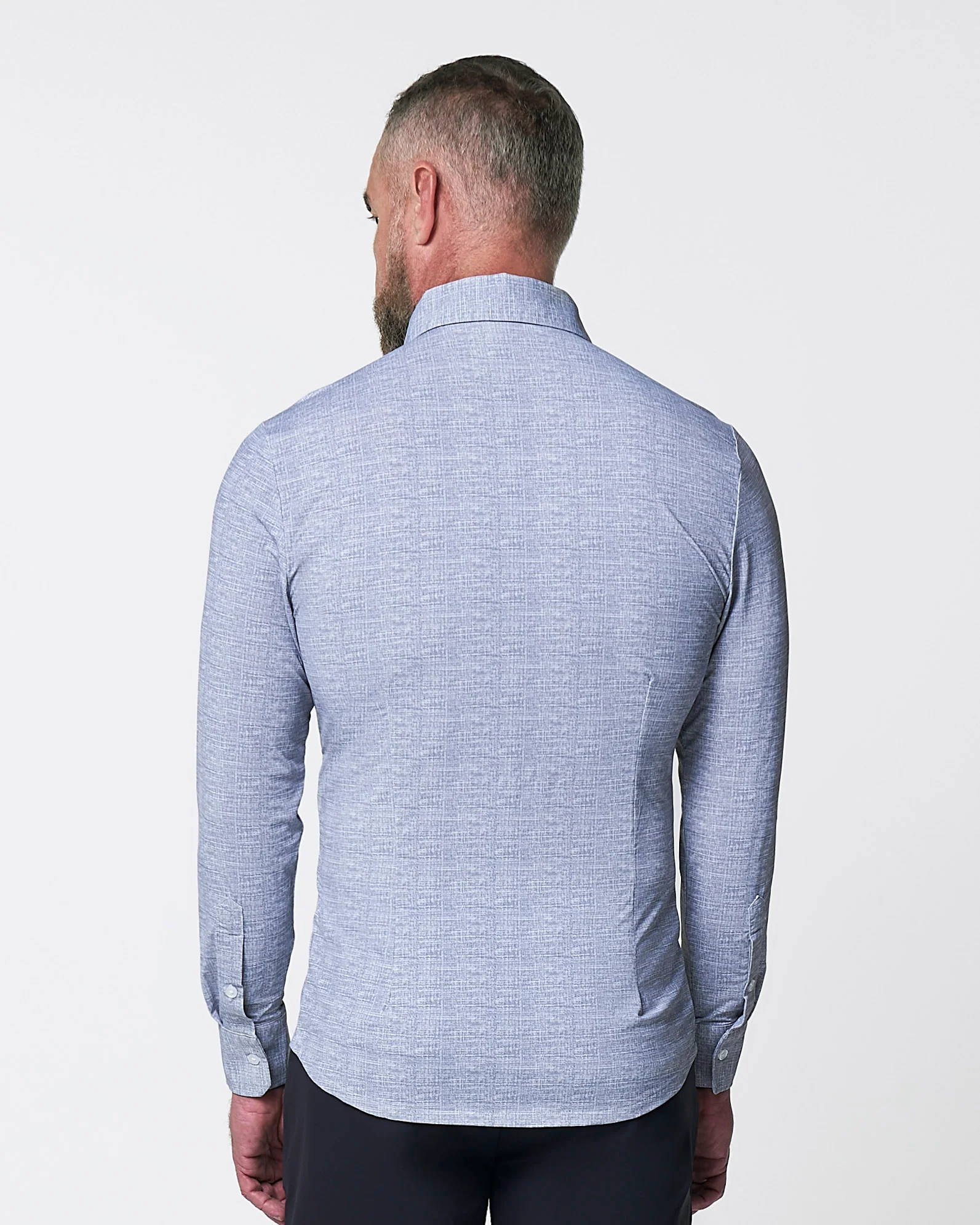 "The Storm" Sport Shirt - Navy Linen - Image 4