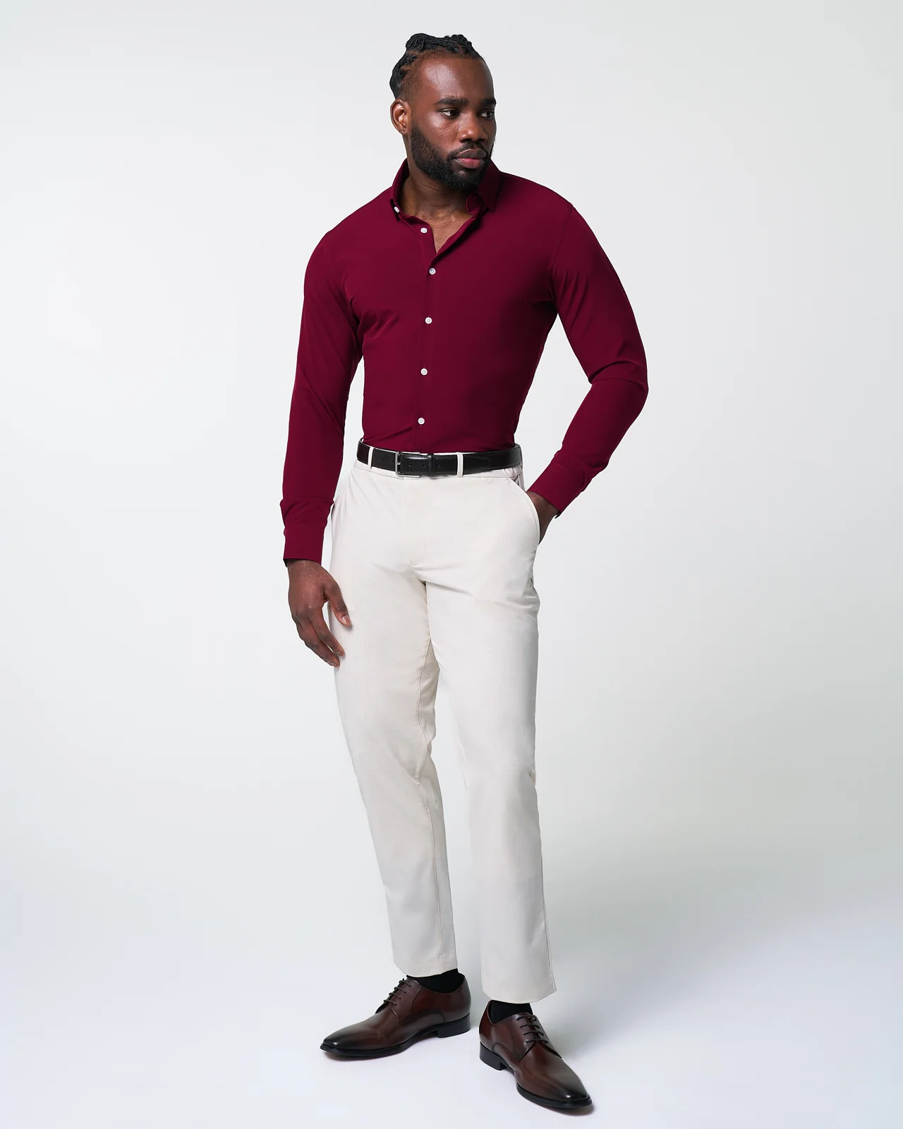 "The Ward" Solid Maroon - Image 3