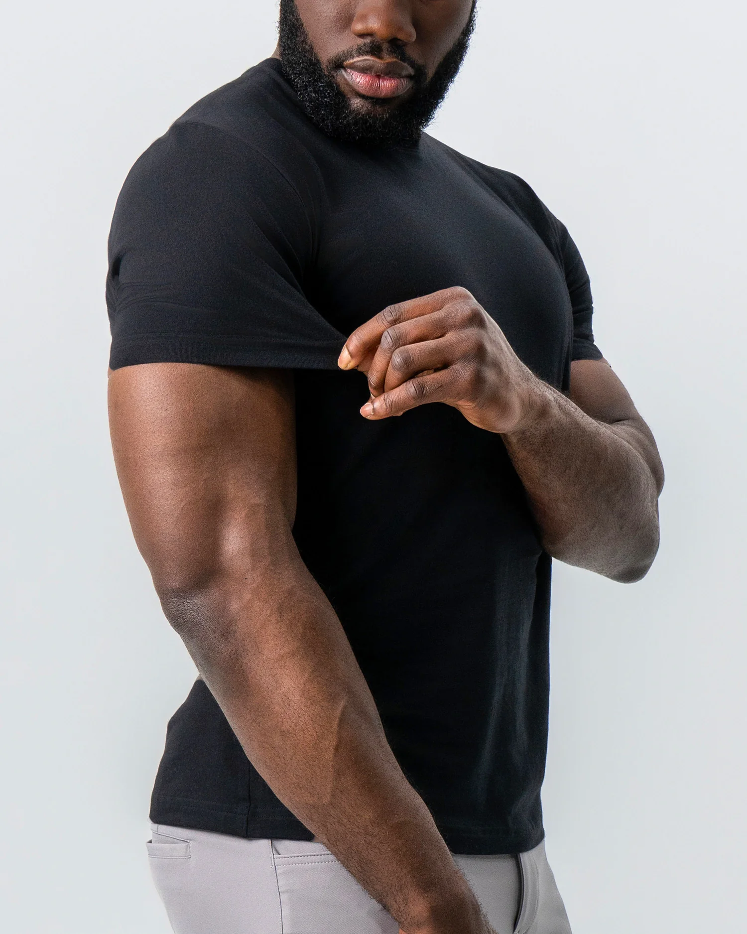 "The Westport" Black Short Sleeve Crewneck - Image 3