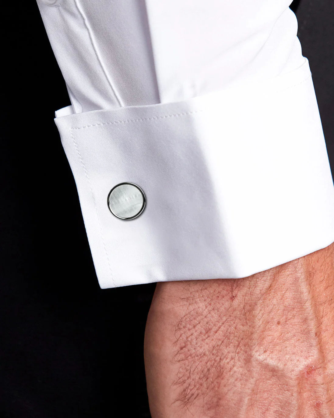 Mother of Pearl Cuff Links - Image 2