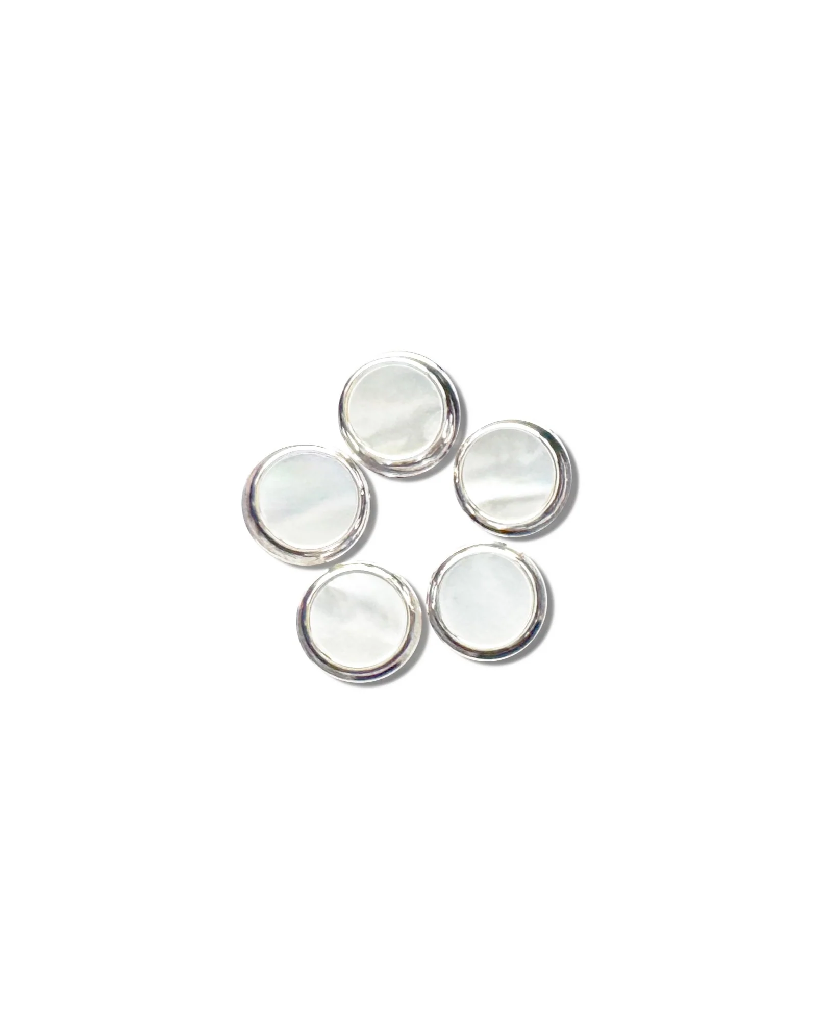 Mother of Pearl Tuxedo Studs (Set of 5) - Image 2