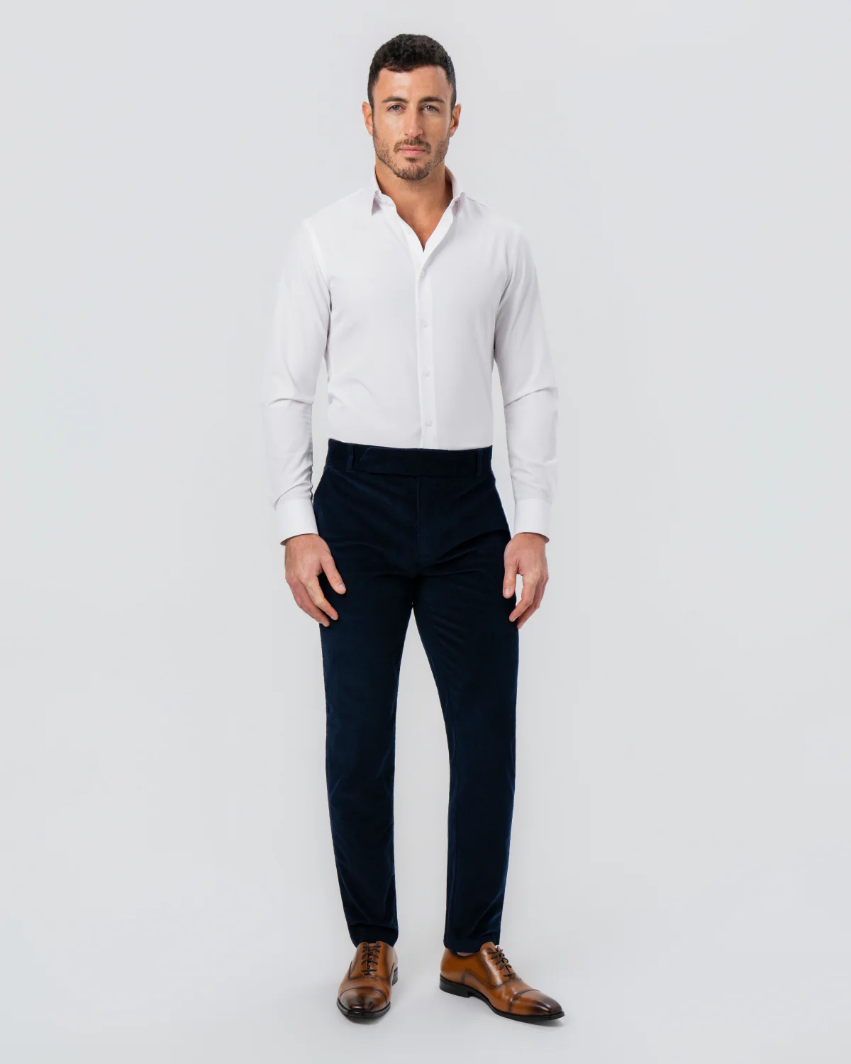 Unstructured Corduroy Suit - Dark Navy - Image 6